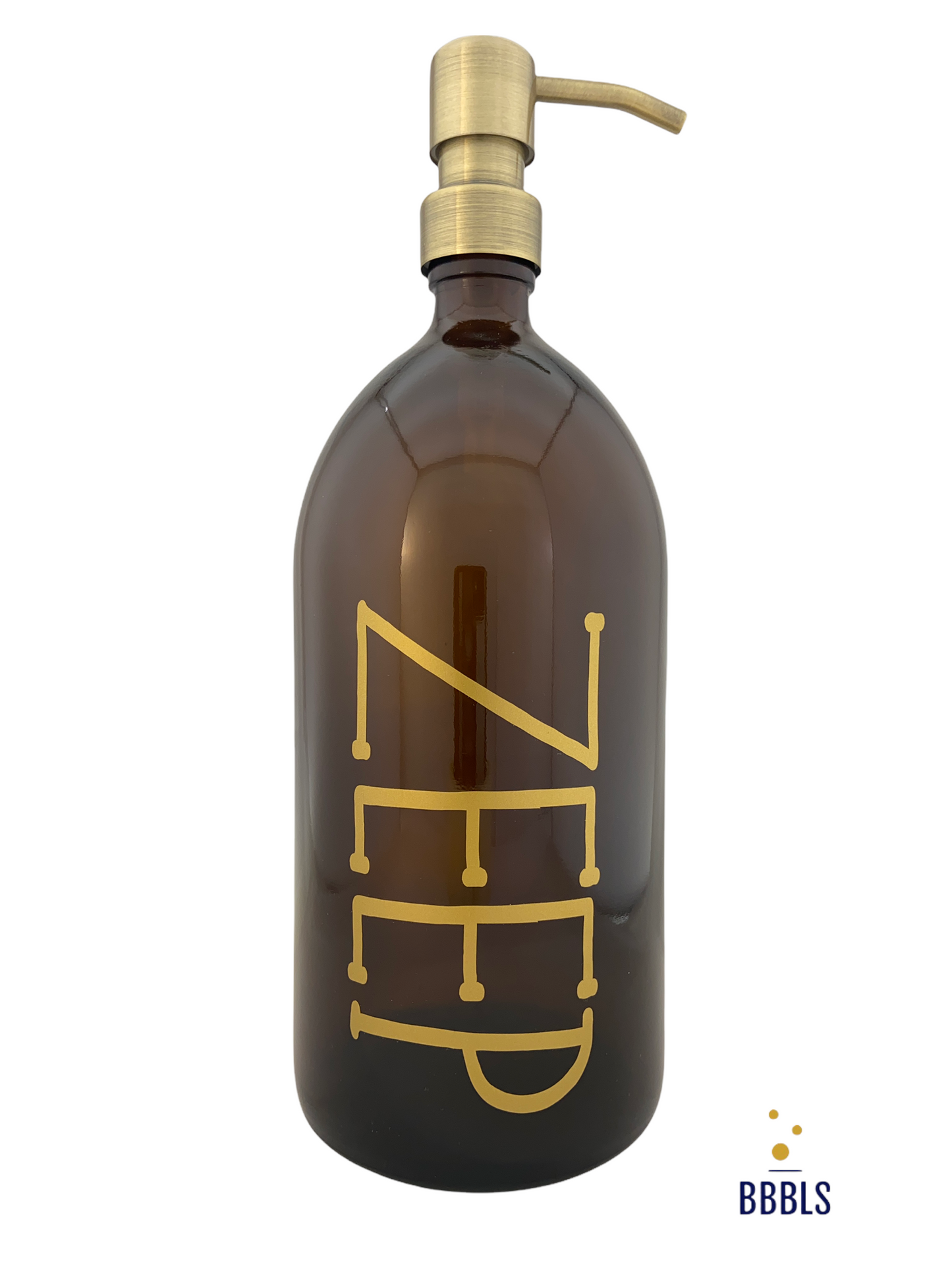 BBBLS® Zeepdispenser 1 Liter Glas – Hervulbaar