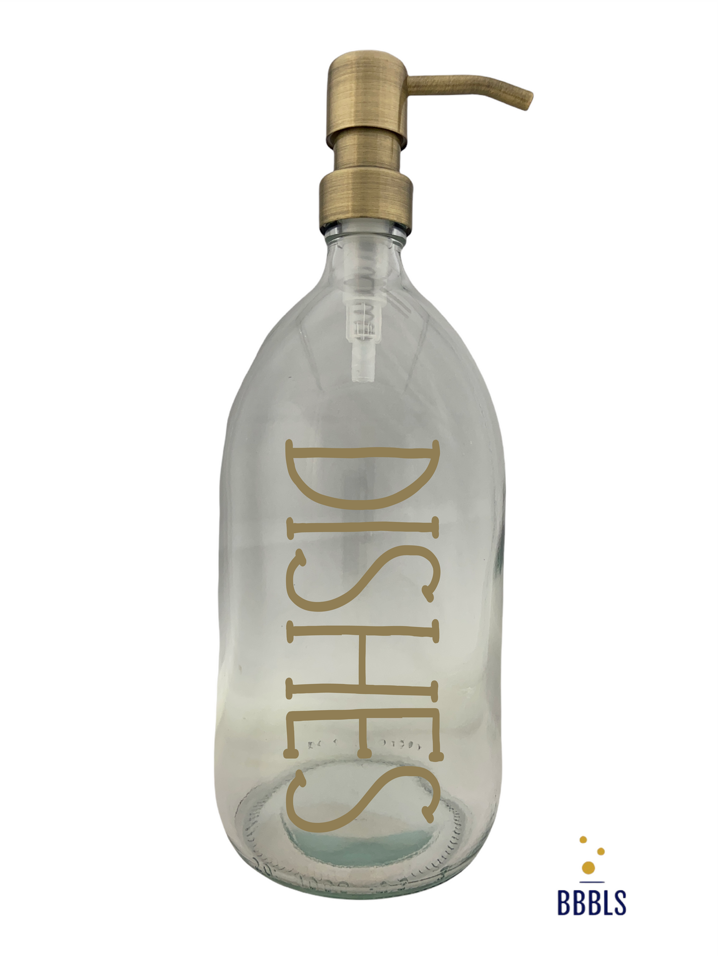BBBLS® Zeepdispenser 1 Liter Glas – Hervulbaar