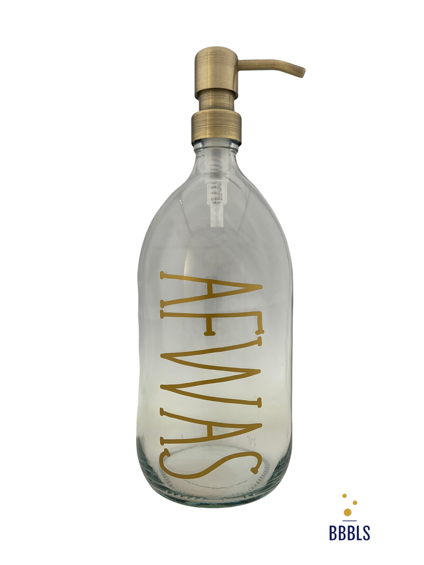 BBBLS® Zeepdispenser 1 Liter Glas – Hervulbaar