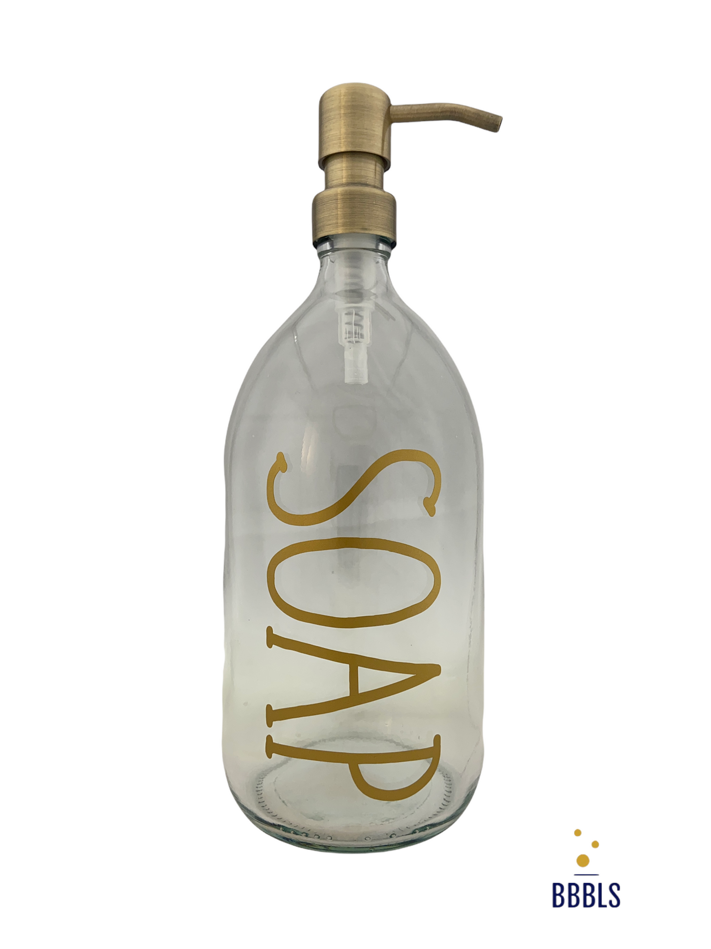 BBBLS® Zeepdispenser 1 Liter Glas – Hervulbaar