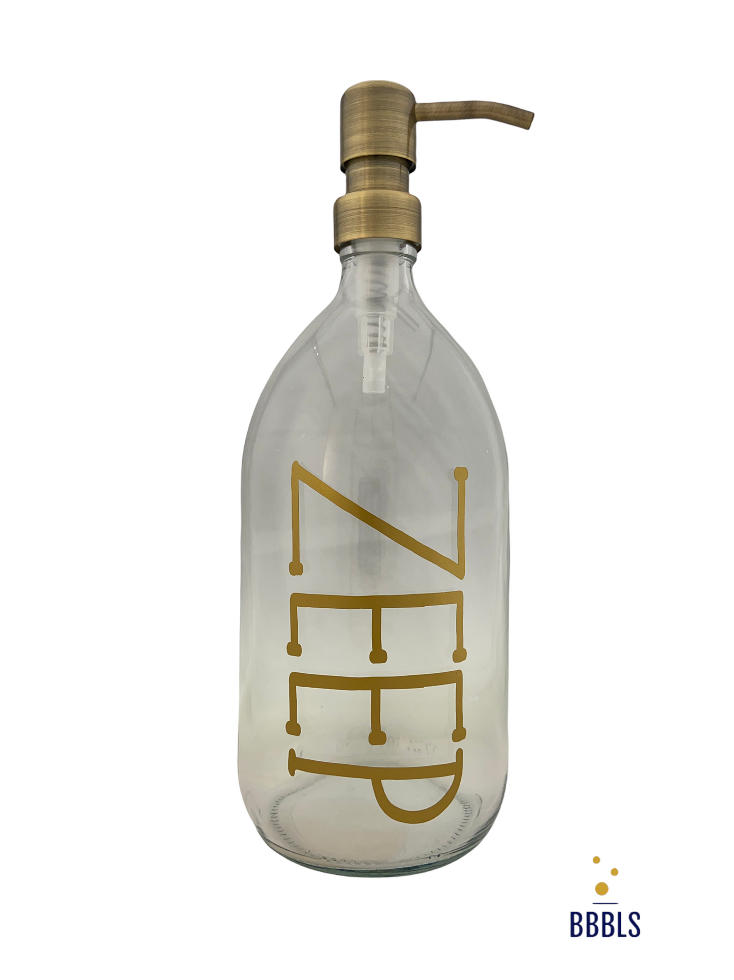 BBBLS® Zeepdispenser 1 Liter Glas – Hervulbaar