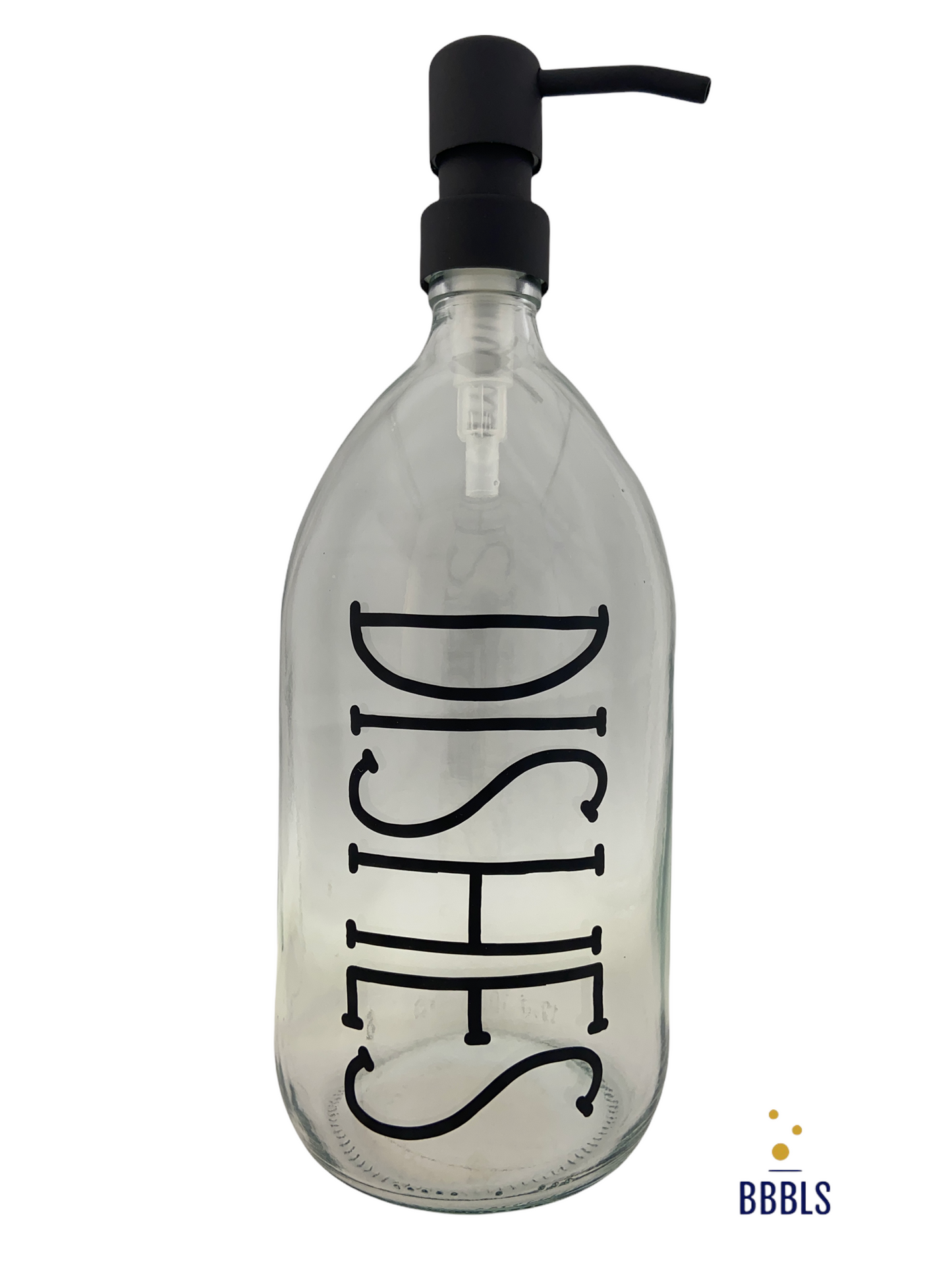 BBBLS® Zeepdispenser 1 Liter Glas – Hervulbaar