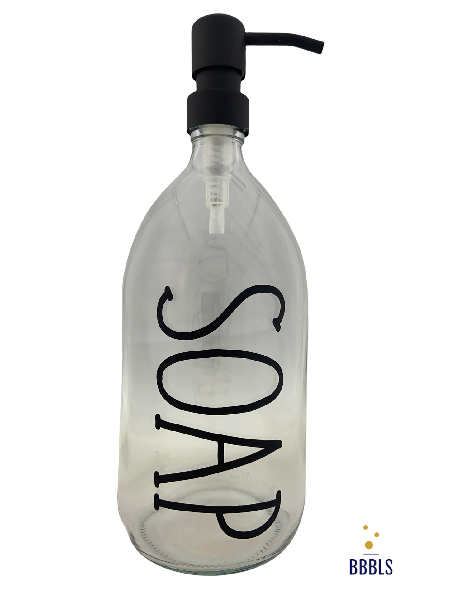 BBBLS® Zeepdispenser 1 Liter Glas – Hervulbaar