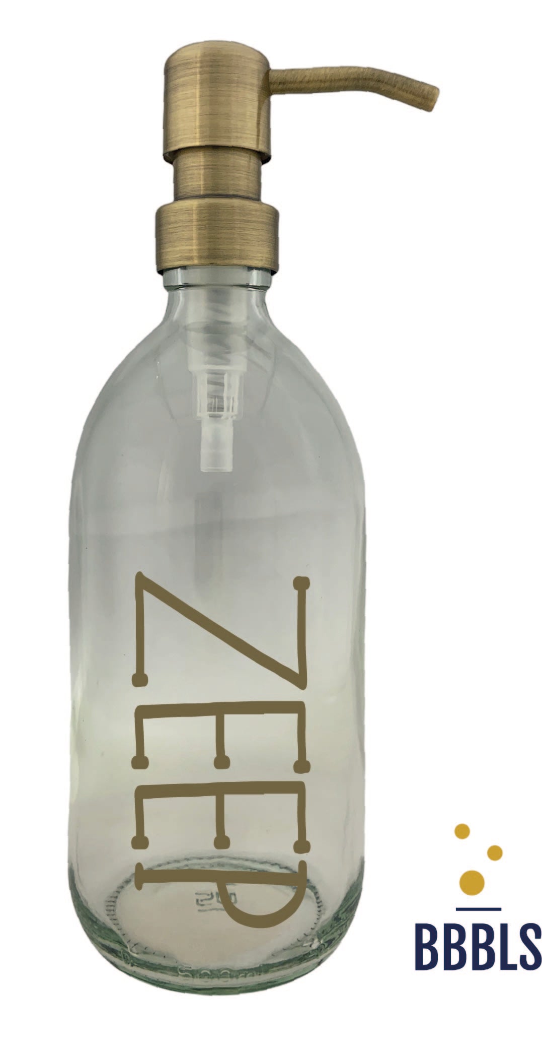 BBBLS® Zeepdispenser 500 ml Glas – Hervulbaar