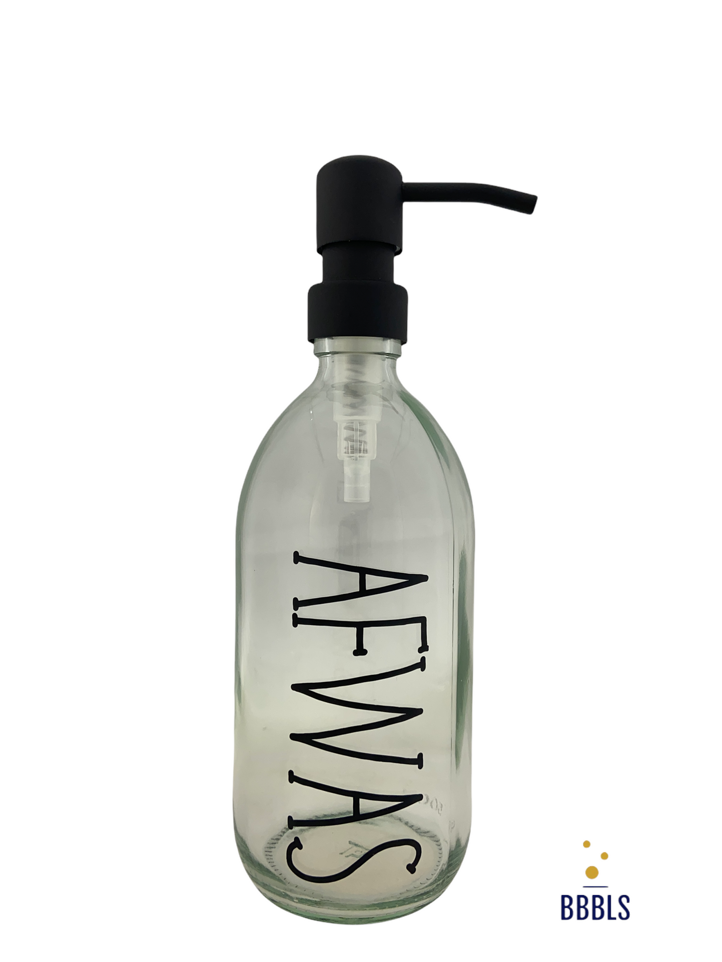 BBBLS® Zeepdispenser 500 ml Glas – Hervulbaar