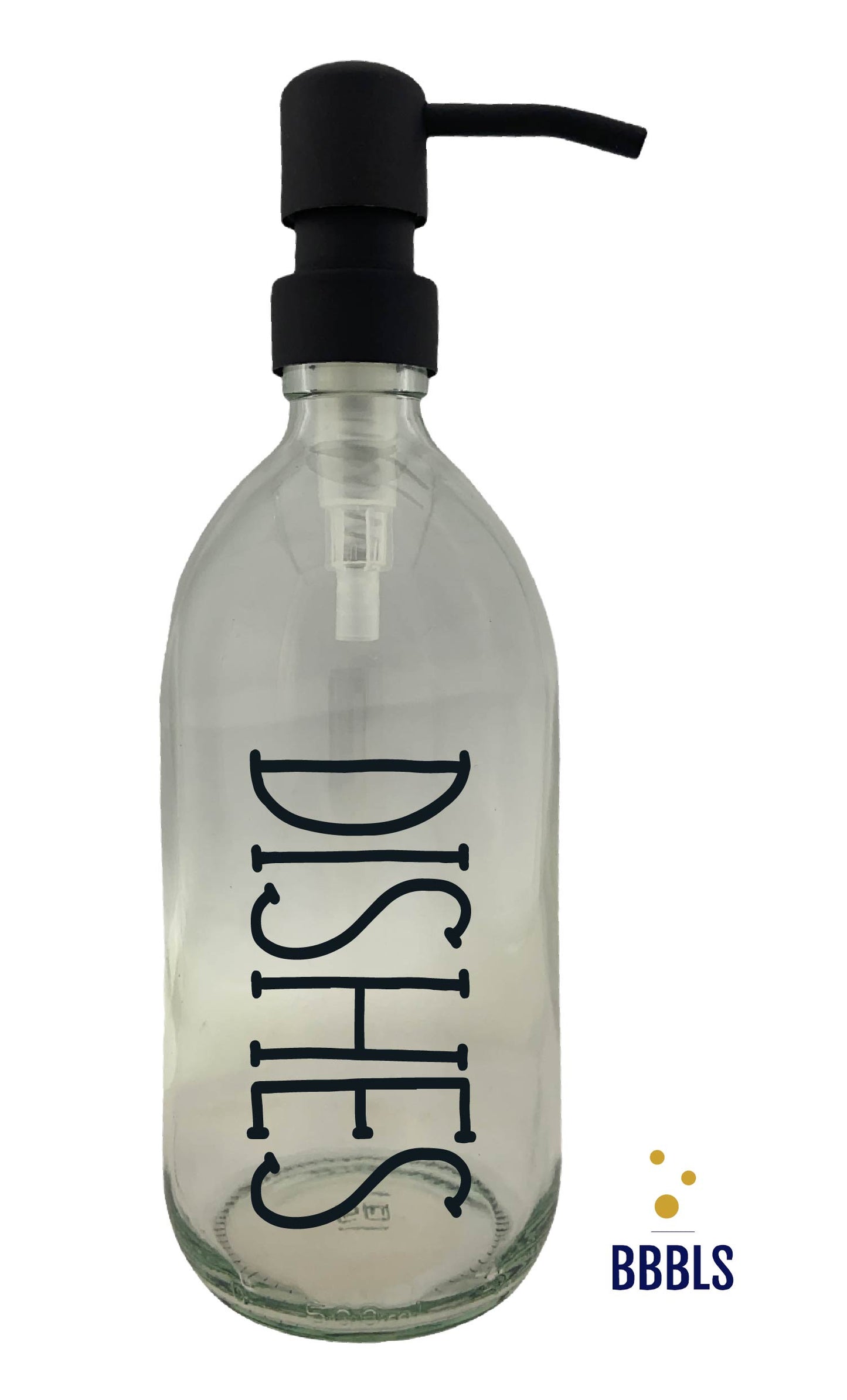 BBBLS® Zeepdispenser 500 ml Glas – Hervulbaar