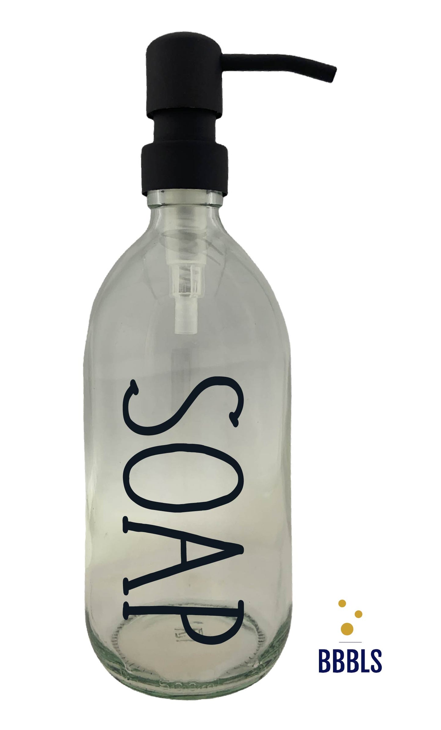 BBBLS® Zeepdispenser 500 ml Glas – Hervulbaar