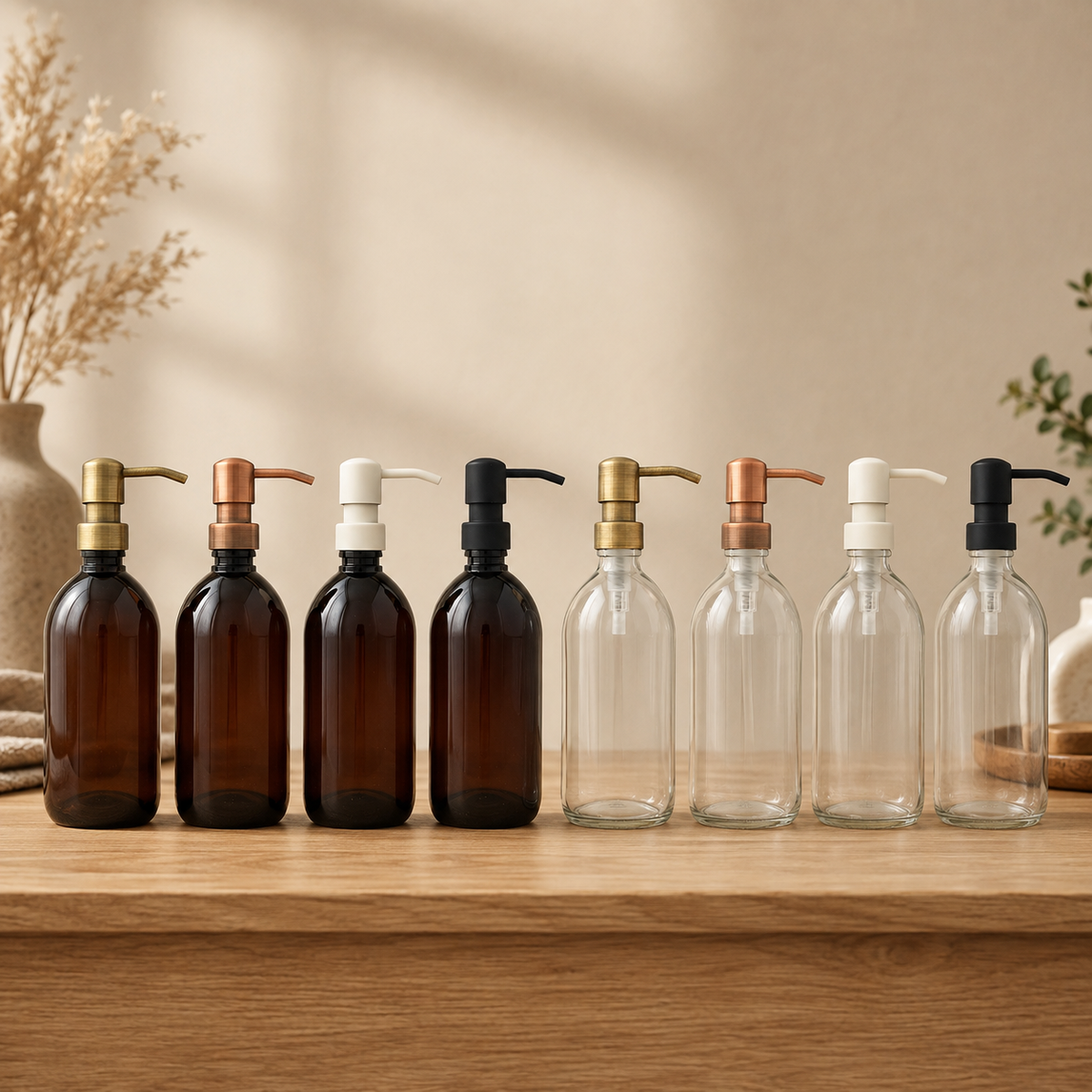 BBBLS® Zeepdispenser 500 ml Glas – Hervulbaar