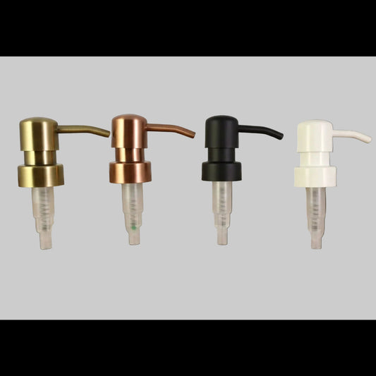 Losse RVS Pomp met 21 cm  – vervangpomp voor zeepdispenser (7 kleuren)